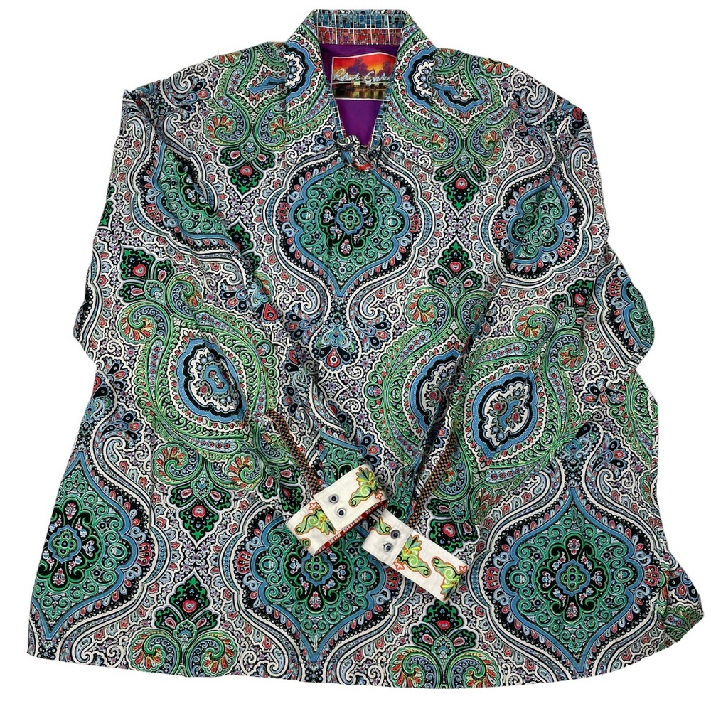 Robert Graham Button Down Shirt | Men XXL - Picture 2 of 11